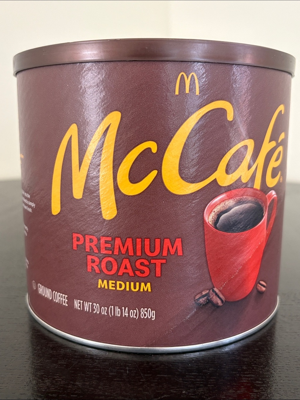 NEW McCafe McDonald’s Premium Roast Medium Ground Coffee 1 lb 14 ounces (30 oz)